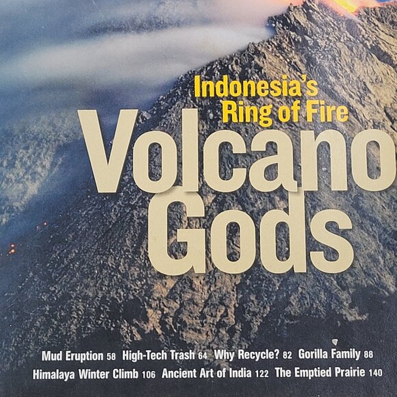 National Geographic January 2008 Volcano Gods Ring of Fire Indonesia - Picture 3 of 10